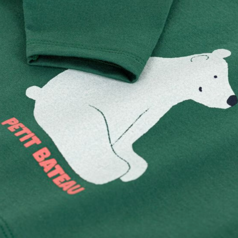 polar bear graphic tee