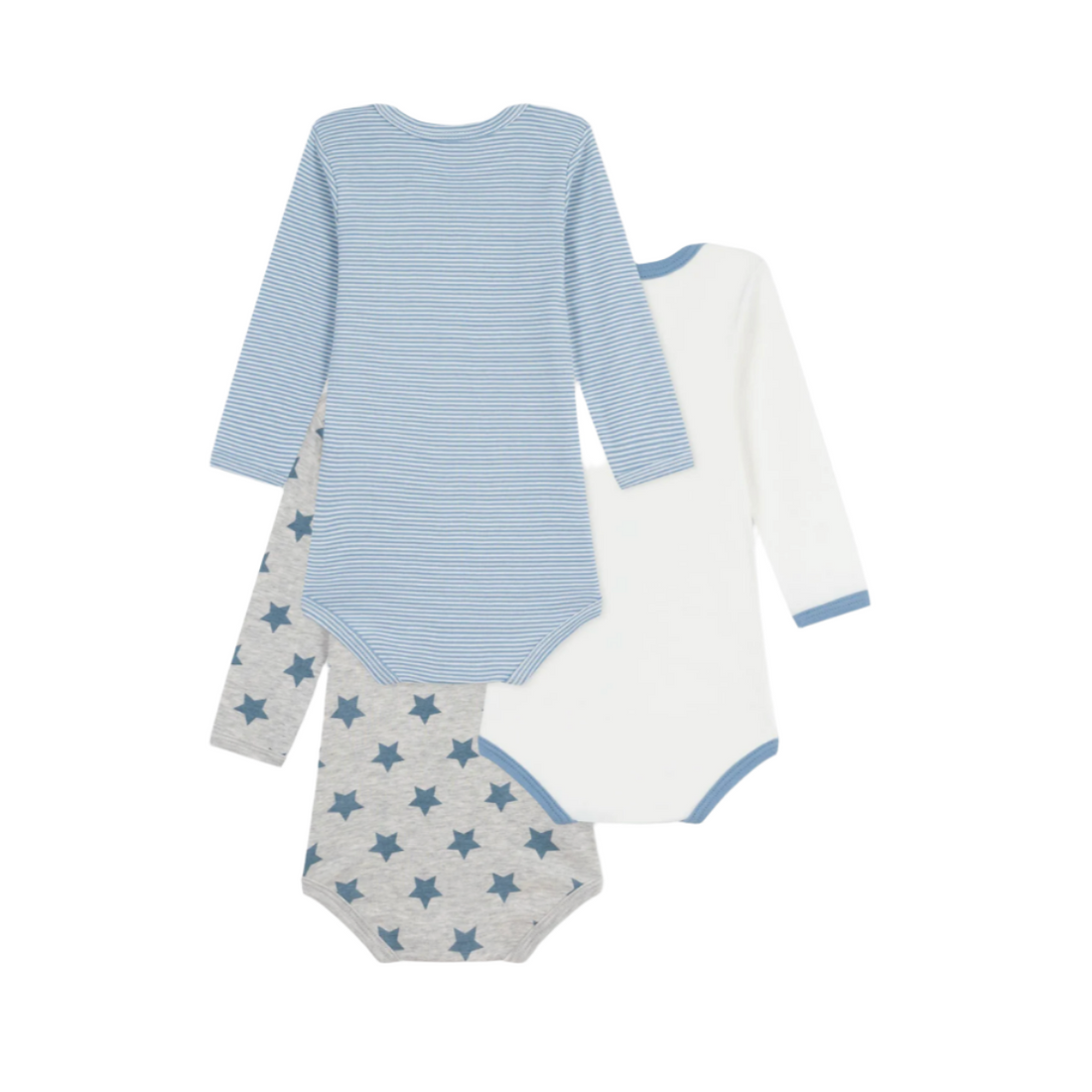 3 pk ls bodysuits