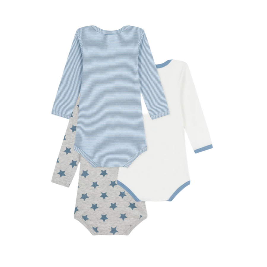 3 pk ls bodysuits