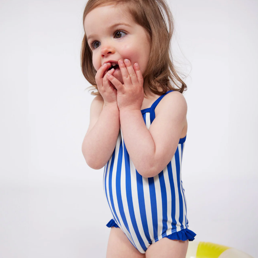 stripe swimsuit