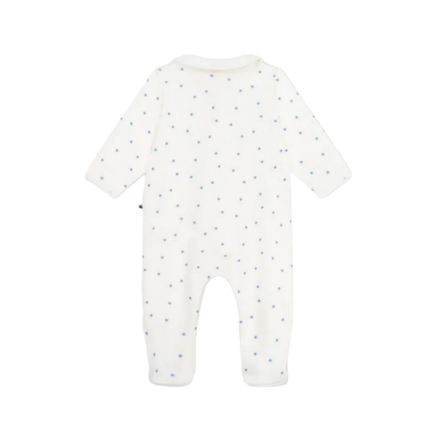 velour star footie