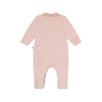 scallop velour footie