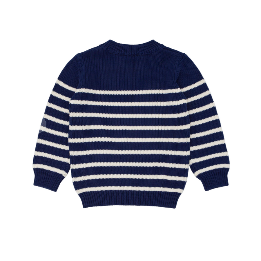 stripe knit sweater
