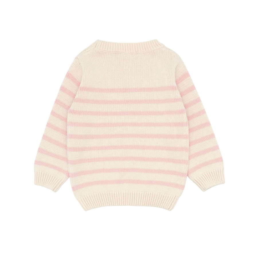 stripe knit sweater