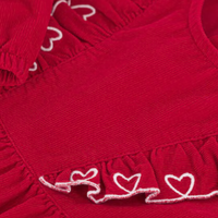 corduroy ruffle dress