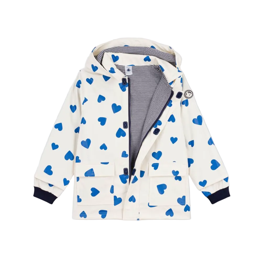 hearts rain jacket