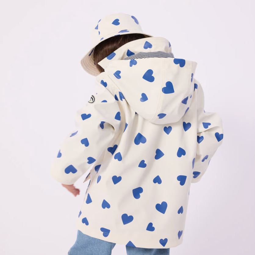 hearts rain jacket