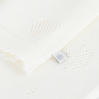 pointelle heart cardigan