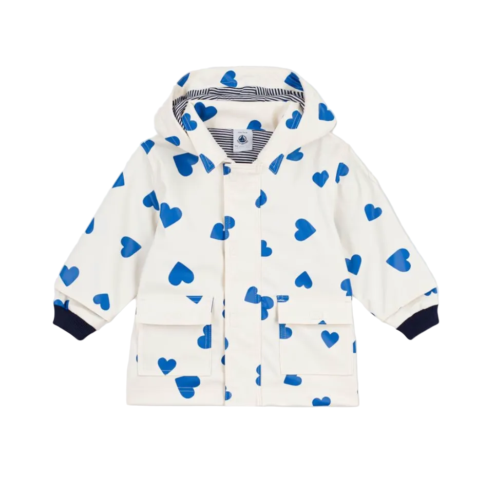 hearts rain jacket
