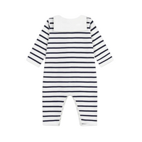 stripe sailor romper