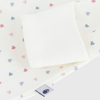 multi heart collar footie