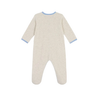velour trim footie