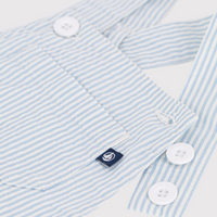 stripe short overall