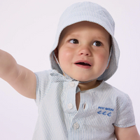 seersucker bucket hat