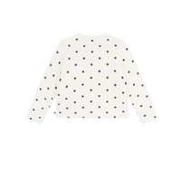 polka dot cardigan