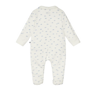 cloud print zip footie