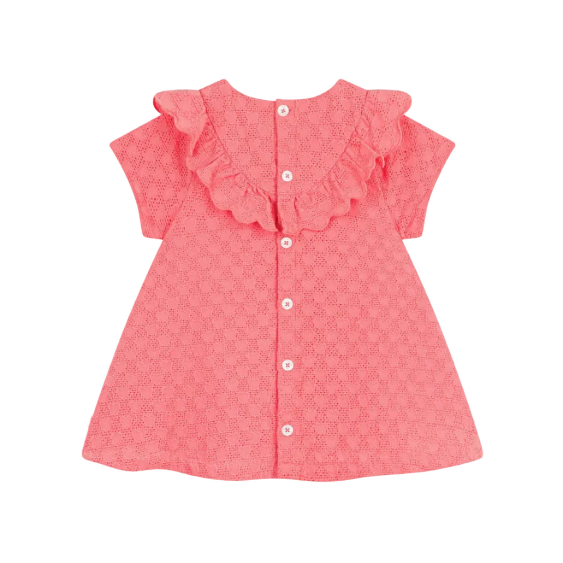 ruffle eyelet dress