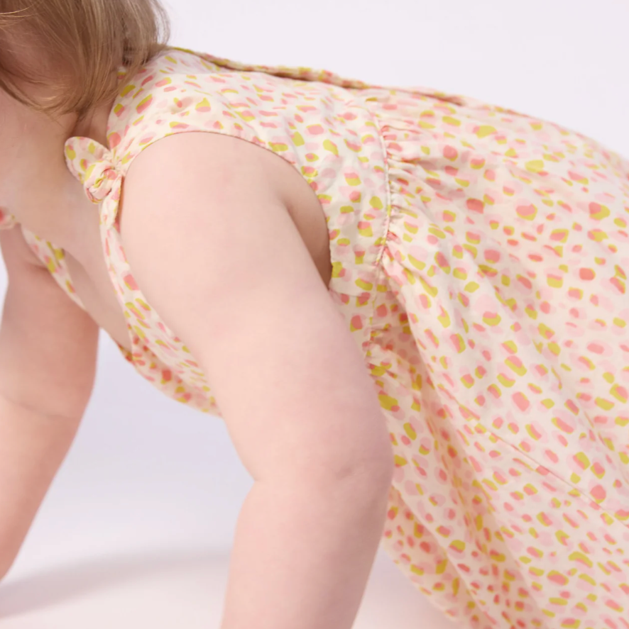 print bow dress