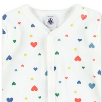 velour multi heart romper