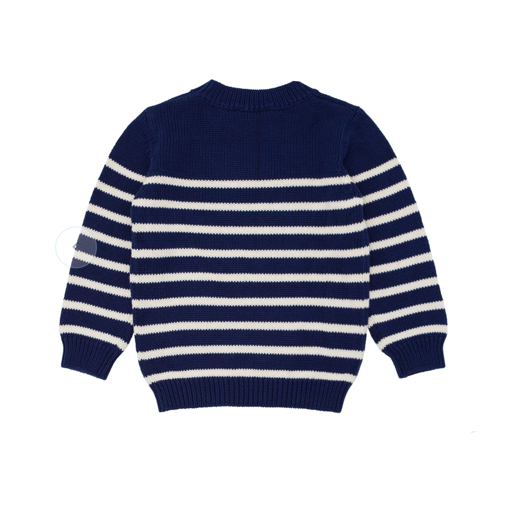 bb stripe knit sweater