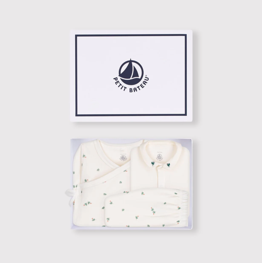 holly print set