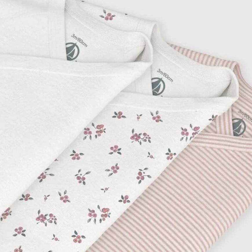 3 pk ls bodysuit