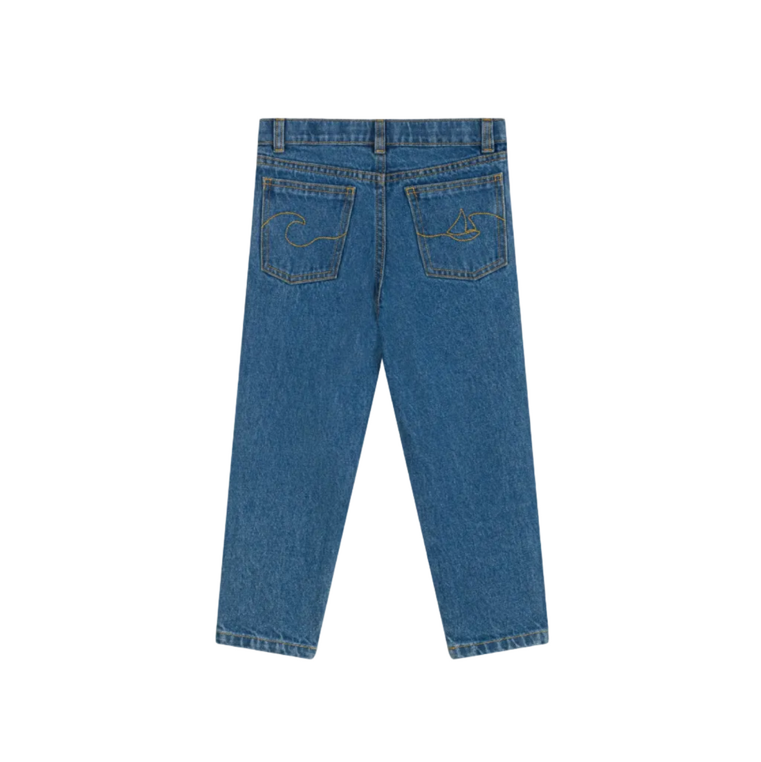 red heart denim pant