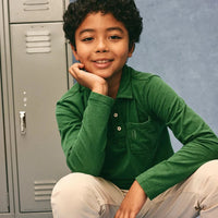 coastal wash ls polo