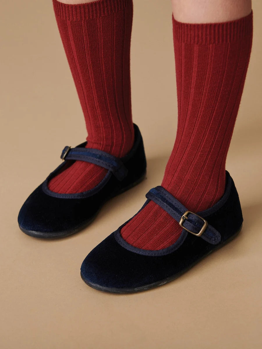velvet mary janes