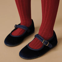 velvet mary janes