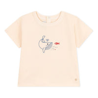 short sleeve whale graphic tee