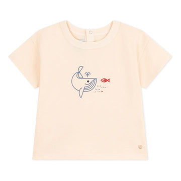 short sleeve whale graphic tee