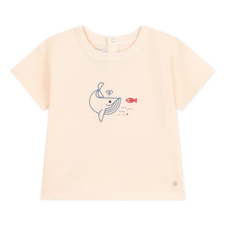 short sleeve whale graphic tee