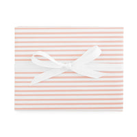 rose painted stripe wrapping paper