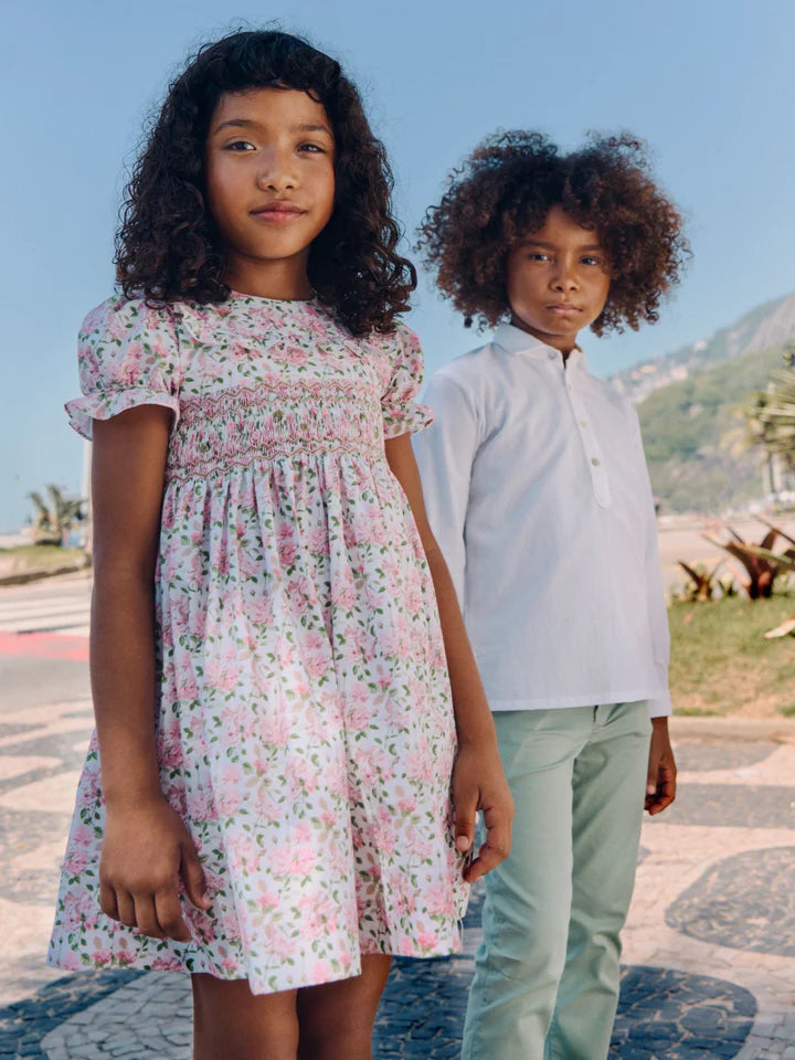 bb silvana smocked dress
