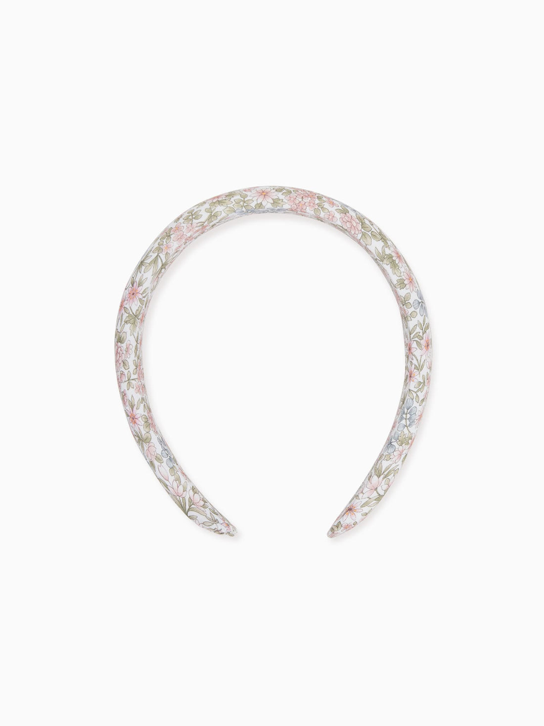 wide headband pink floral