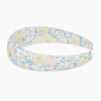 wide headband yellow floral