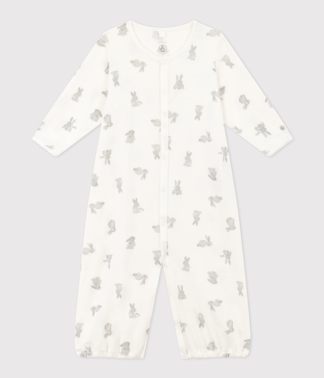 baby girl white bunny gown