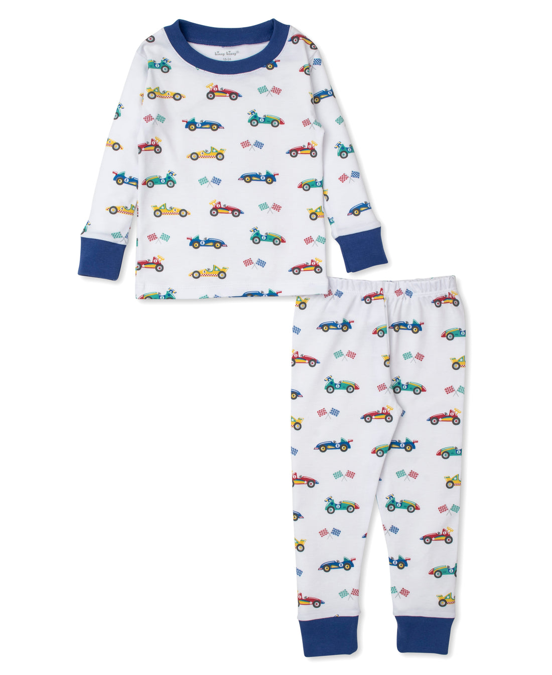 race car rally pajama set