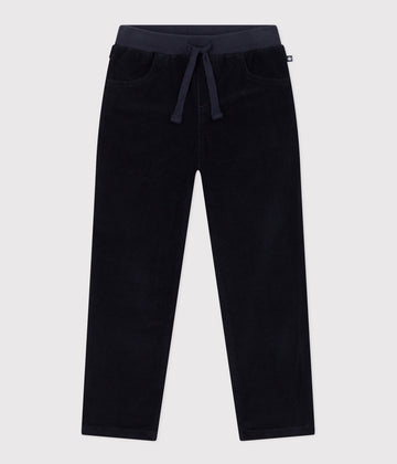 boys navy corduroy pant