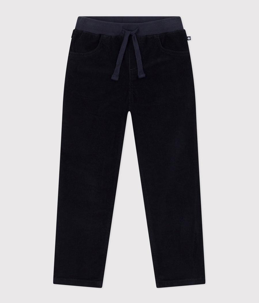 boys navy corduroy pant
