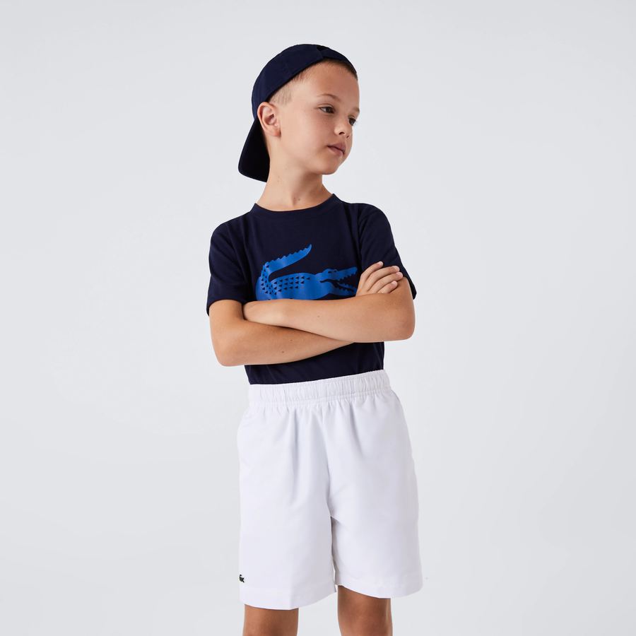 boys white sport short