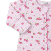 strawberry essence zip footie
