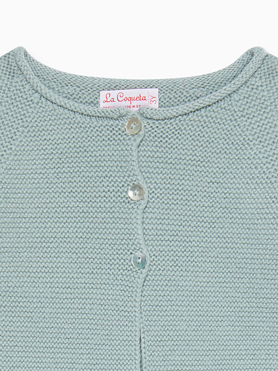 baby green denia cardigan