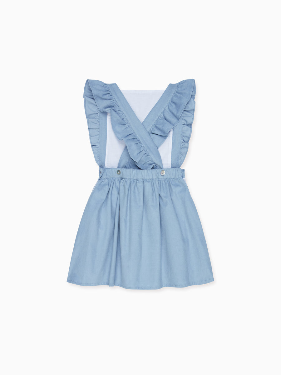 girls blue cora skirt