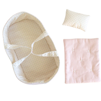 pink & spot doll carrier