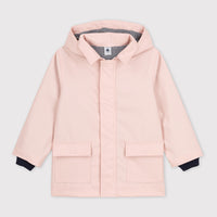 hooded rain jacket