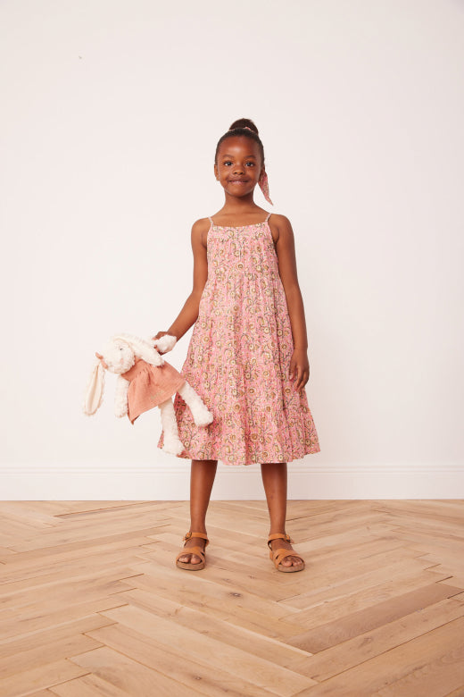 calypso blockprint dress