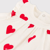 ss heart bodysuit dress