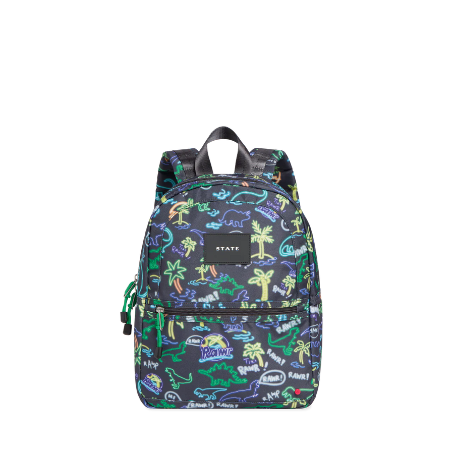 kane kids mini travel neon dino